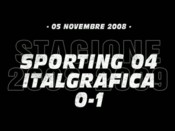 Sporting 04-Italgrafica (0-1)