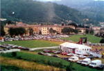 Il parcheggio vicino all'entrata