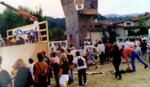 La palestra di roccia e la rampa skate